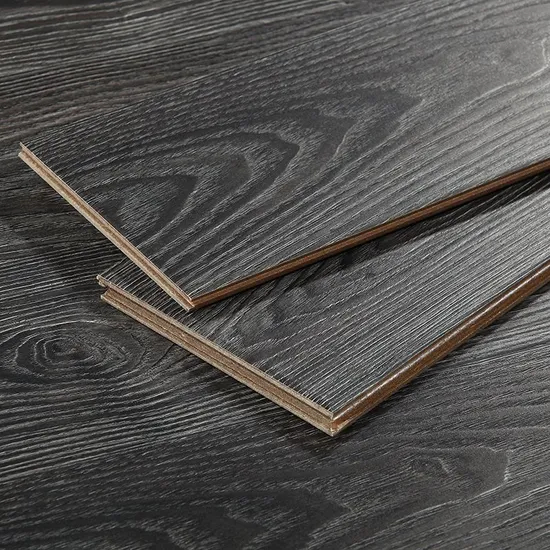 Laminate Floorings Embossed Rdeoak 12mm E1 Laminate Flooring Black